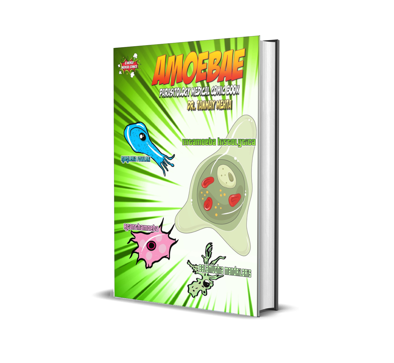 Amoebae: Parasitology Medical Comic Book 