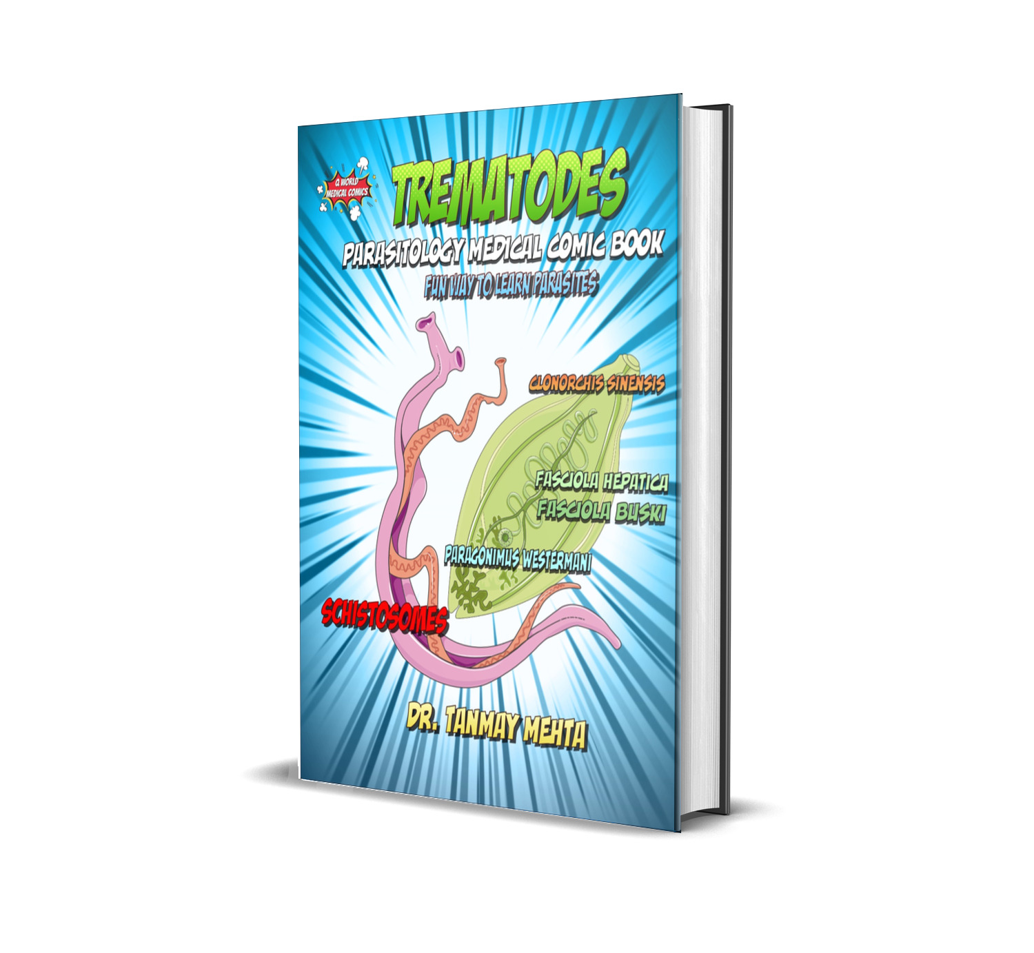 Trematodes: parasitology medical comic book